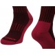 Merino winter cycling socks Force Artic Red