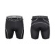 FORCE Enduro shorts with GEL padding black