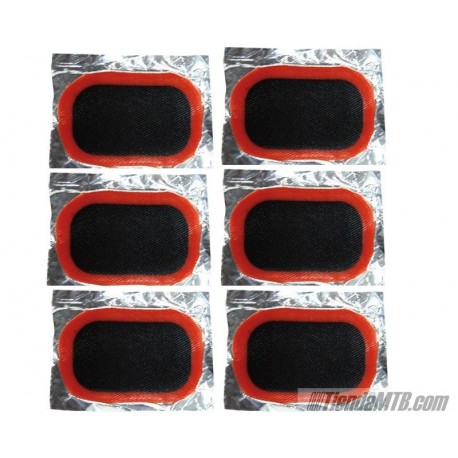 6 Big rectangular patches of 32x50mm