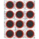 12 Parches de 25mm