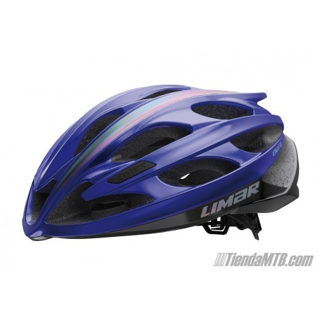 Casco Limar Ultralight+ 175gr azul, negro y blanco