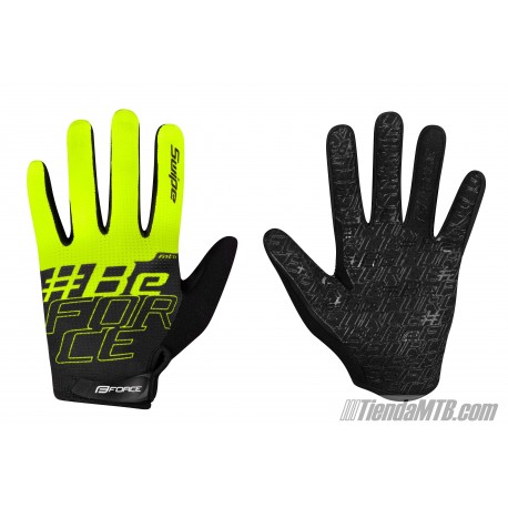 Long gloves Force Swipe Yellow
