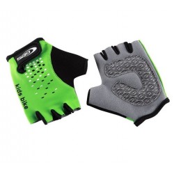 Kids short finger gloves GES Jupy green