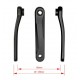 Cranks for ebikes with squared spindle