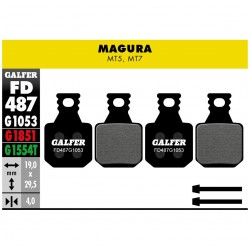 Magura MT5, MT7 4 piston Galfer bike disk brake pads