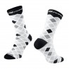 Force Square cycling socks Black-white