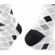 Calcetines de ciclismo Force Square Negro-Blanco