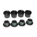 Chainrings steel bolts Black 7mm