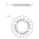 Bosch chainring with offset Boost 3mm 5mm 8.65mm