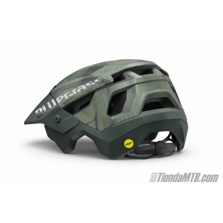 Casco Bluegrass Rogue Core MIPS para enduro Verde Tie-Dye