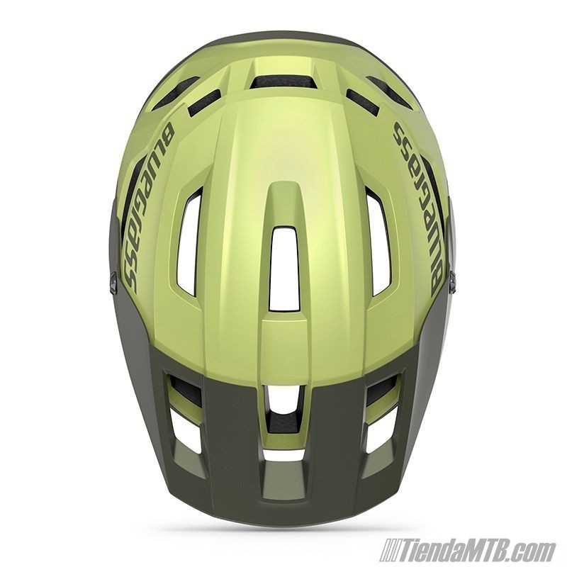 Bluegrass Rogue enduro helmet Lime green