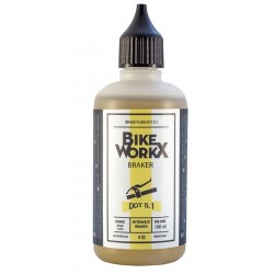 DOT-5.1 BikeWorkx Fluid for hidraulic brakes (SRAM, Formula, Avid,...) 100ml