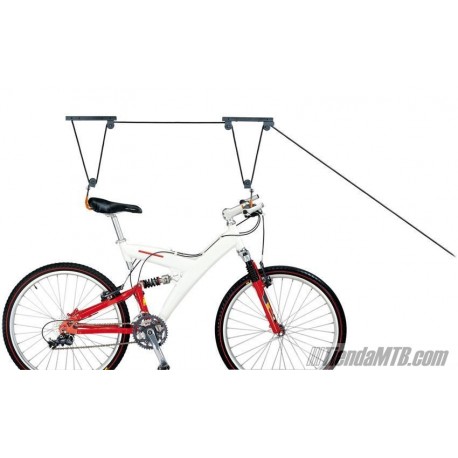 Kit de poleas para colgar la bici