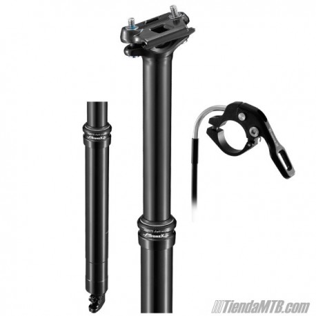 Tija telescópica Tranz-X con mando remoto 150mm