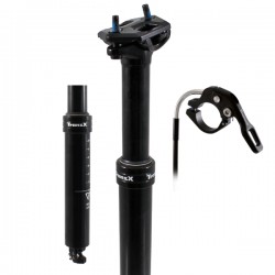 Tija telescópica 80mm Tranz-X con mando remoto