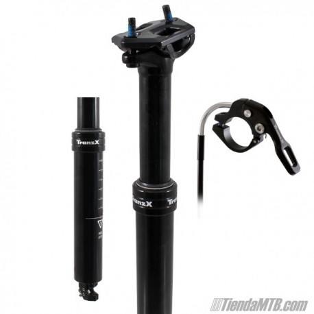 Tranz-X 80mm adjustable seatpost with remote control