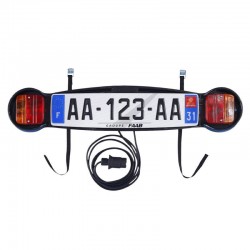 Mottez license plate holder 7 pin