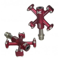 Pedal plataforma Xpedo Traverse XCF-05AC rojo 232gr