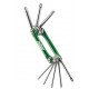 Juego de llaves Torx plegable