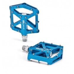 XLC PD-M12 slimline platform pedals Blue Aluminium