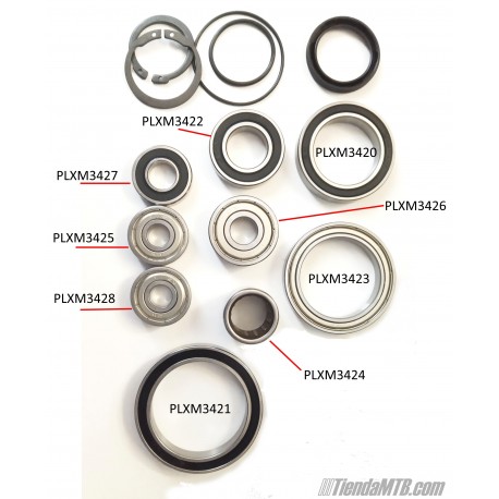 Yamaha PW-XM bearings