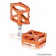 Pedales plataforma extraplanos XLC PD-M12 Aluminio Naranja