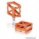 XLC PD-M12 slimline platform pedals Orange Aluminium