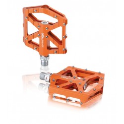 XLC PD-M12 slimline platform pedals Orange Aluminium