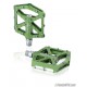 Pedales plataforma extraplanos XLC PD-M12 Aluminio Verde