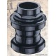 Threaded headset Neco 1" steel black