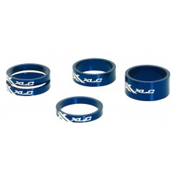 Set de espaciadores direccion XLC 1 1/8" azul