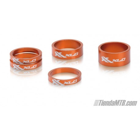 XLC ahead spacer set 1'1/8" orange